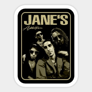 Underground Legends Chronicles Jane's Vintage Rock Couture Fashion Sticker